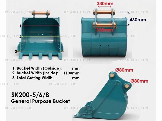 BUCKET KOBELCO SK200