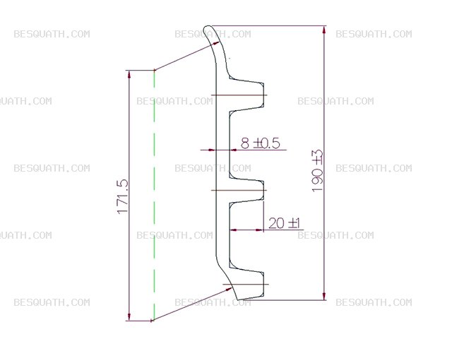 TRACK SHOE KOMATSU PC120