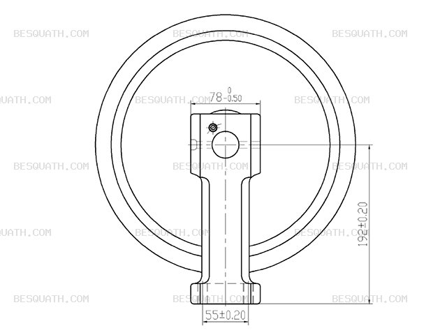 IDLER HITACHI ZX30U-5A