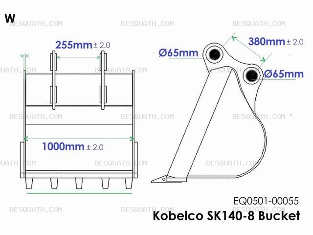 BUCKET KOBELCO SK140