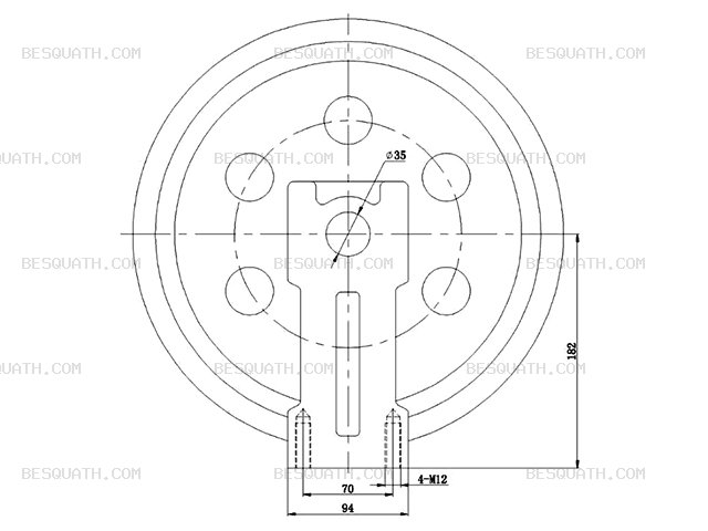 IDLER KOMATSU PC30MR-3