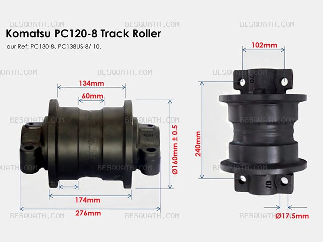 TRACK ROLLER KOMATSU PC120