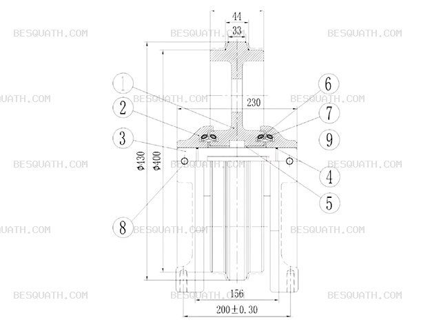 IDLER SANY SY75