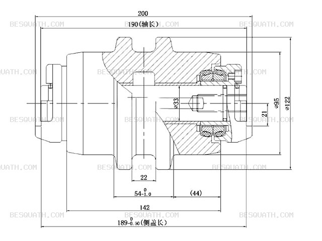 TRACK ROLLER HITACHI EX40