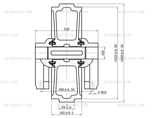 IDLER KOMATSU PC200
