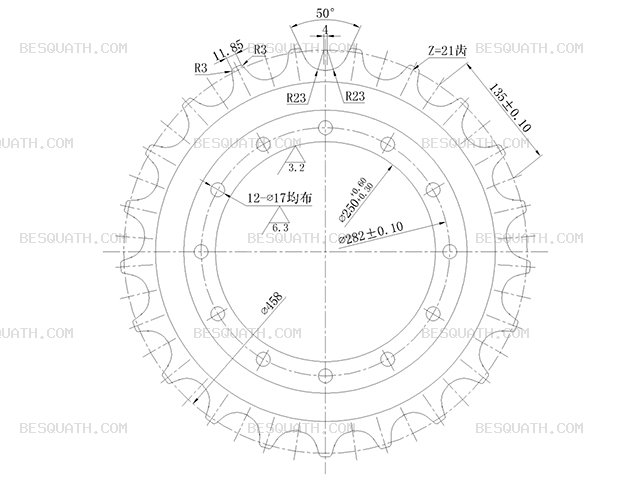 SPROCKET XCMG XE55
