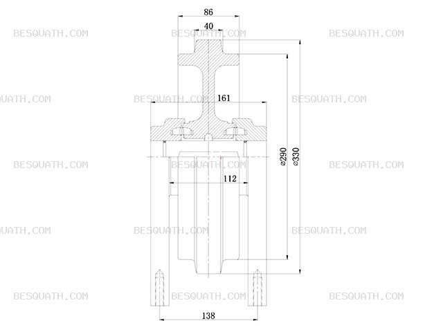IDLER CATERPILLAR CAT303