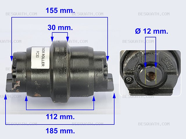 TRACK ROLLER KOMATSU PC30