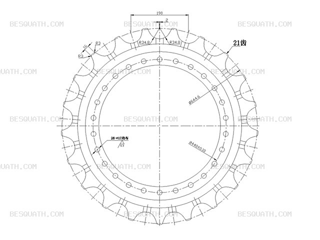SPROCKET KOBELCO SK200