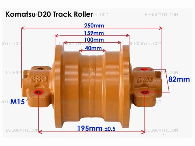 TRACK ROLLER KOMATSU D20