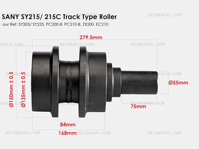 TOP ROLLER SANY SY215