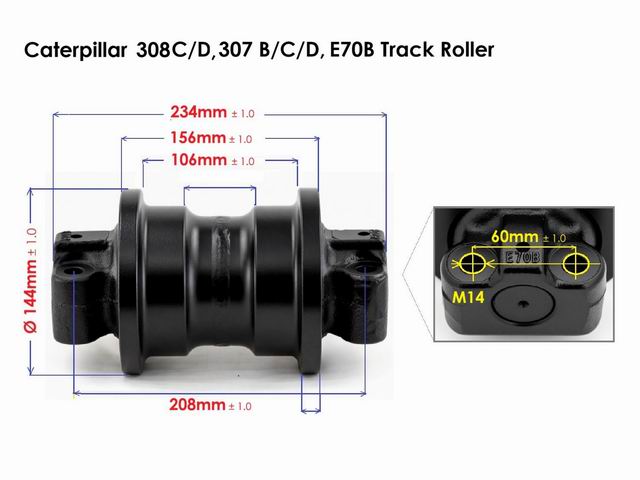 TRACK ROLLER CATERPILLAR CAT307