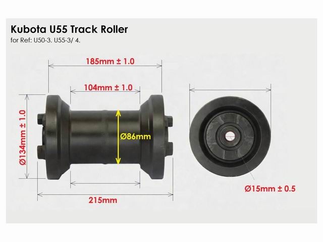 TRACK ROLLER KUBOTA U55