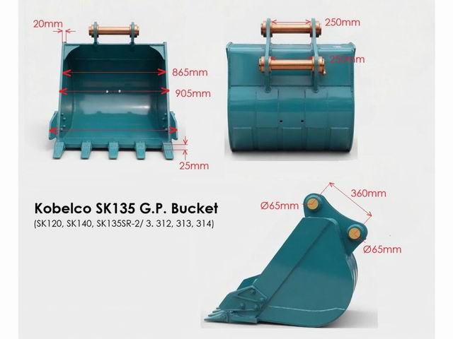 BUCKET KOBELCO SK135