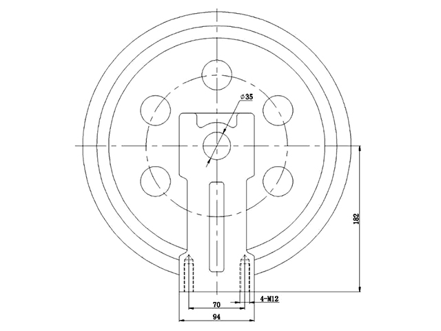 IDLER KOMATSU PC30MR-3