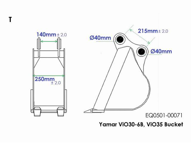 BUCKET YANMAR ViO30-6B