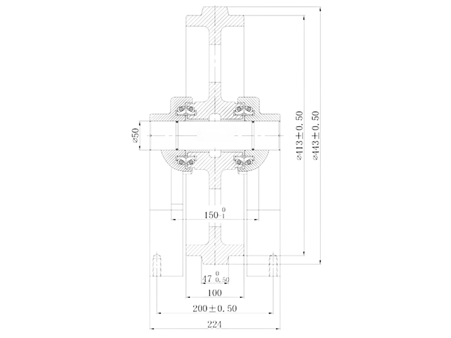 IDLER KOMATSU PC70-8