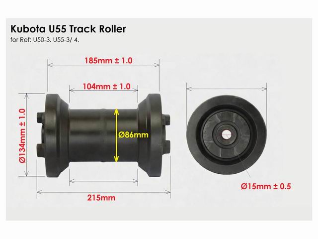 TRACK ROLLER KUBOTA U55