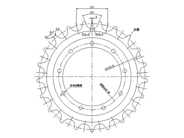 SPROCKET KOMATSU PC27MR-1