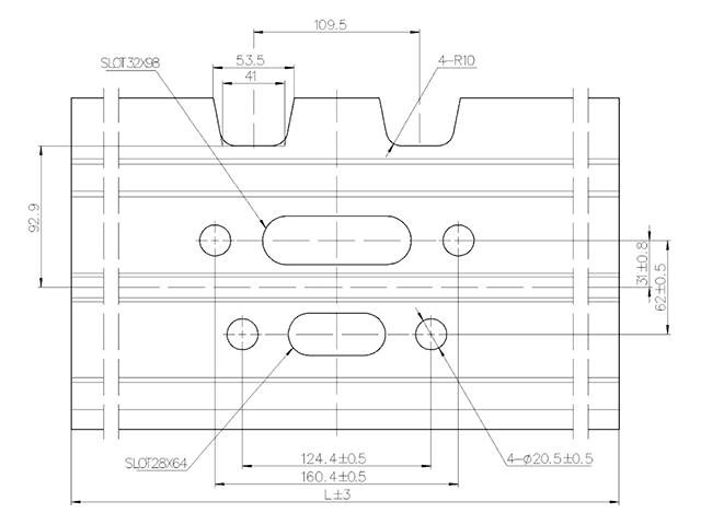 TRACK SHOE KOMATSU PC200