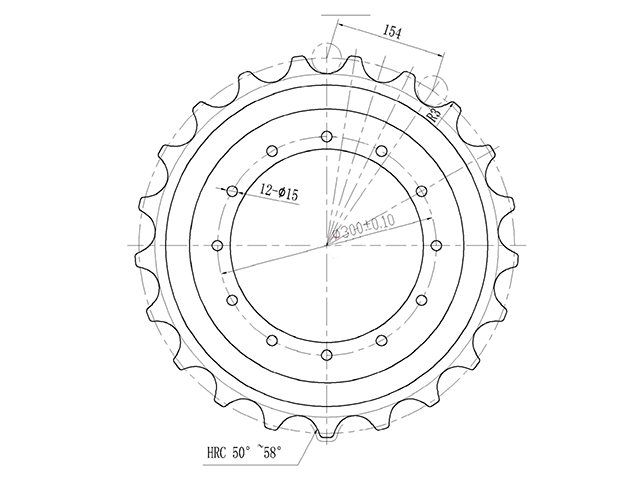 SPROCKET SANY SY75